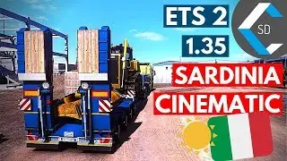 ETS2 1.35 | CINEMATIC Gameplay | SARDINIA Italia DLC