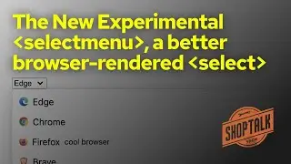 An HTML Select element that is... actually styleable