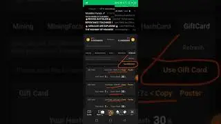 HOW TO USE GIFT CARD ON SATOSHI MINING APP AND MINE REALLY FASTER.