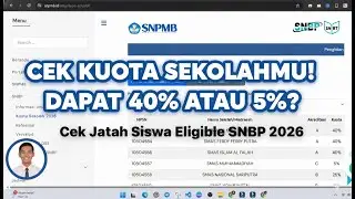 Cek Kuota Sekolah SNBP 2026 dengan Mudah dan Cepat!