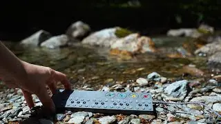 Teenage Engineering OP-Z + Campovecchio Drone 4k | Electro Synth Jam In The Mountains by the river