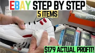 My Exact eBay Process to Make a $179 Profit | Sourcing - Photos - Listing Step by Step
