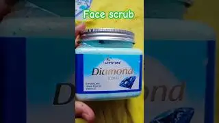 #ytshort #face scrub  #Diamond scrub #makeup  #scrub cream #glowing skin scrub #whitningscrub