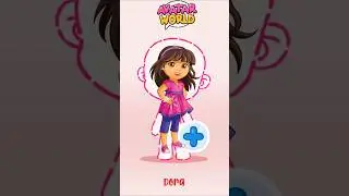 How to make Dora M&aacute;rquez in Avatar World #shorts #trending #avatarworld #pazu