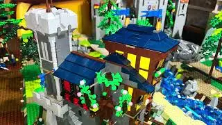 #lego Fantasy Forest SIDE PROJECT #rebrickable Medieval Town Tavern build