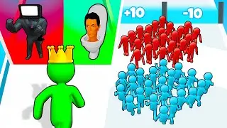 Giant Rush! vs Join Clash 3D 💥🧱 Max Level Gameplay Walkthrough Android iOS Update 8ZR5