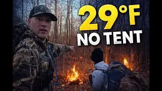 Camping With My Son at 29 Degrees - No Tent