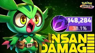 DECIDUEYE BECOMES DAMAGE GOD WITH THIS ONE SHOT BUILD 🎯 | POKEMON UNITE