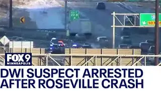 Roseville I-35W crash after state trooper chase