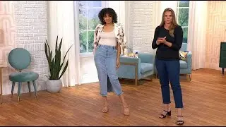 Colleen Lopez Denim Maxi Skirt with Front Slit