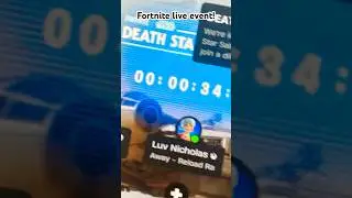 Fortnite live event countdown!