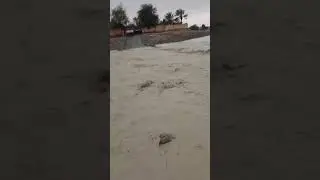Turbat rain and river