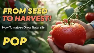 &ldquo;From Seed to Harvest: How Tomatoes Grow Naturally 🍅&rdquo;