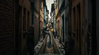 ⏱️🏚️ From Slum Alley to New Life | Urban Makeover Time-Lapse ✨