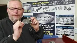 KASON 139 Narrow Flange Chrome Hinge @ Cottco.com