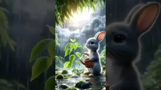 A rabbit and save the tree...😭😭😭#shorts #viral #ytshorts