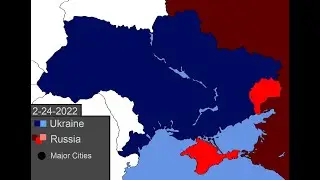 Russian Invasion of Ukraine Every 8 Hours | 24 February - 21 May