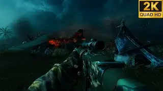 Black Ops 1: Crashsite | No Damage Canon Run | Cinematic Realism Gameplay (2K 60FPS No HUD)