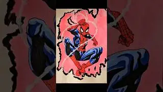 I spilled my soft drink for this drawing 😅 SPIDERMAN #shorts #art #drawing #posca #spiderman #movie