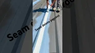 Commercial Metal roof waterproofing the done right way! #roofing #commercialroofing #roofcoating