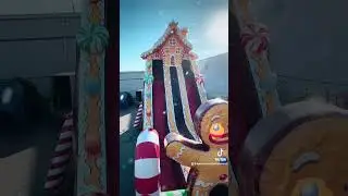Giant Gingerbread Man Inflatable Slide Rentals Columbus, Dayton, Cincinnati, Ohio Inflatable Rentals