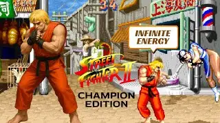 Street Fighter 2 Champion Edition | Ken Gameplay🔥 | Infinite Energy Cheat Mode!