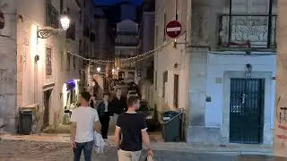 🇵🇹 Walking in LISBON, Portugal | Bairro Alto Night Tour | 4K HDR 60fps