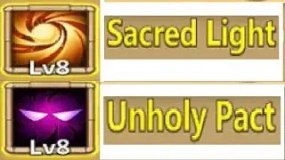 New Talents Unholy Pact & Sacred Light Choosing Heroes For Both Castle Clash