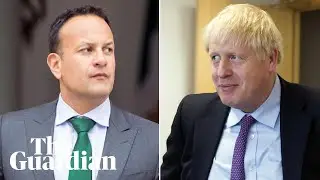 Boris Johnson meets Irish PM Leo Varadkar for Brexit talks in Dublin &ndash; watch live