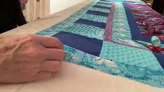 Start stitching on the Frozen Quilt