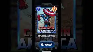 Captain America 3d Card Marvel Snap 😃