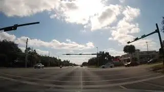 Driving through Wabasso, Florida