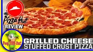 Pizza Hut&reg; | Обзор пиццы с начинкой из хрустящей корочки и жареного сыра! Посмотрите на это! 🍕