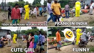 Teddy bear prank in public places | funny prank
