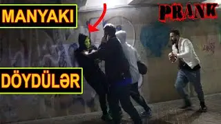 MANYAKLA BİRGƏ TUNELDƏ İNSANLARI QORXUTDUQ !!! PRANK