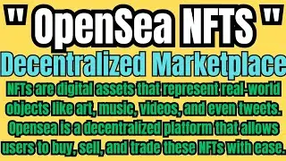How To  Make Money with Opensea NFTs in 2024 | step by Step #decentralized #nfts #nftsale #nftsales