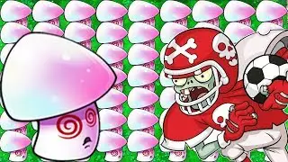 99999 Hypno Shroom vs All Conhead Zombies | Plants Vs Zombies Battlez