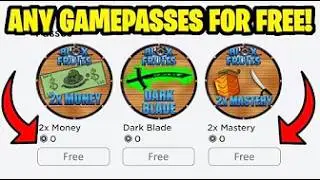 HOW TO GET ANY GAMEPASSES IN ROBLOX FOR FREE!