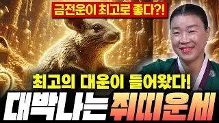 2026년 병오년 초대박나는 쥐띠운세 / 귀인이 들어와 금전운, 문서운이 넘치는 한 해가 될 것이다?! / 60년생 72년생 84년생 96년생 쥐띠 신년운세