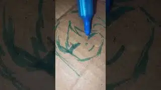 drawing in a cardboard box 🌼#anime