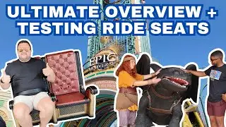 Epic Universe | Ultimate Full Overview + All Test Seats + Nausea?!