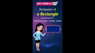 Perimeter of Rectangle | How To Find Area & Perimeter of Rectangle | Rectangle for Kids Math #shorts
