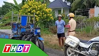 TP. Sa Đéc: Tăng cường xử lý xe ba gác không có giấy đăng ký | THDT