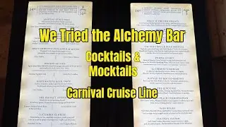 Carnival Cruises' Alchemy Bar
