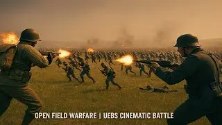 1 Million US Soldiers vs 1 Million German Army &ndash; Open Field Warfare | UEBS2 Cinematic Battle