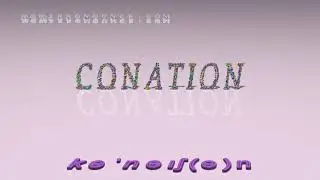 conation - pronunciation