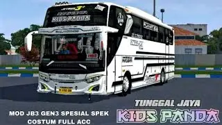 Bus Telolet Basuri Kids Panda Tunggal Jaya dari Pucabala Jakarta - Bandung