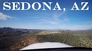 Sedona Airport KSEZ - Cirrus SR22T Landing Runway 21