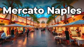 Explore Mercato Naples: Vibrant Daytime 4K Walking Tour of Shops & Eateries