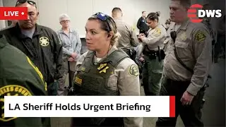 LIVE: LA Sheriff Holds Urgent Briefing After Police Training Center Blast | AC15